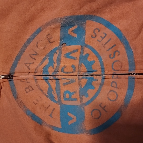 RVCA Size S Peach/Blue - Picture 6 of 7
